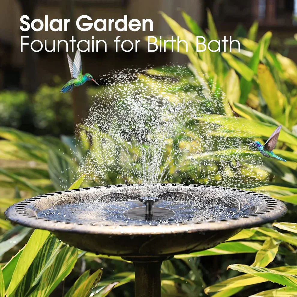 Peachlife™ Solar Garden Fountain – Eco-Friendly Outdoor Water Feature